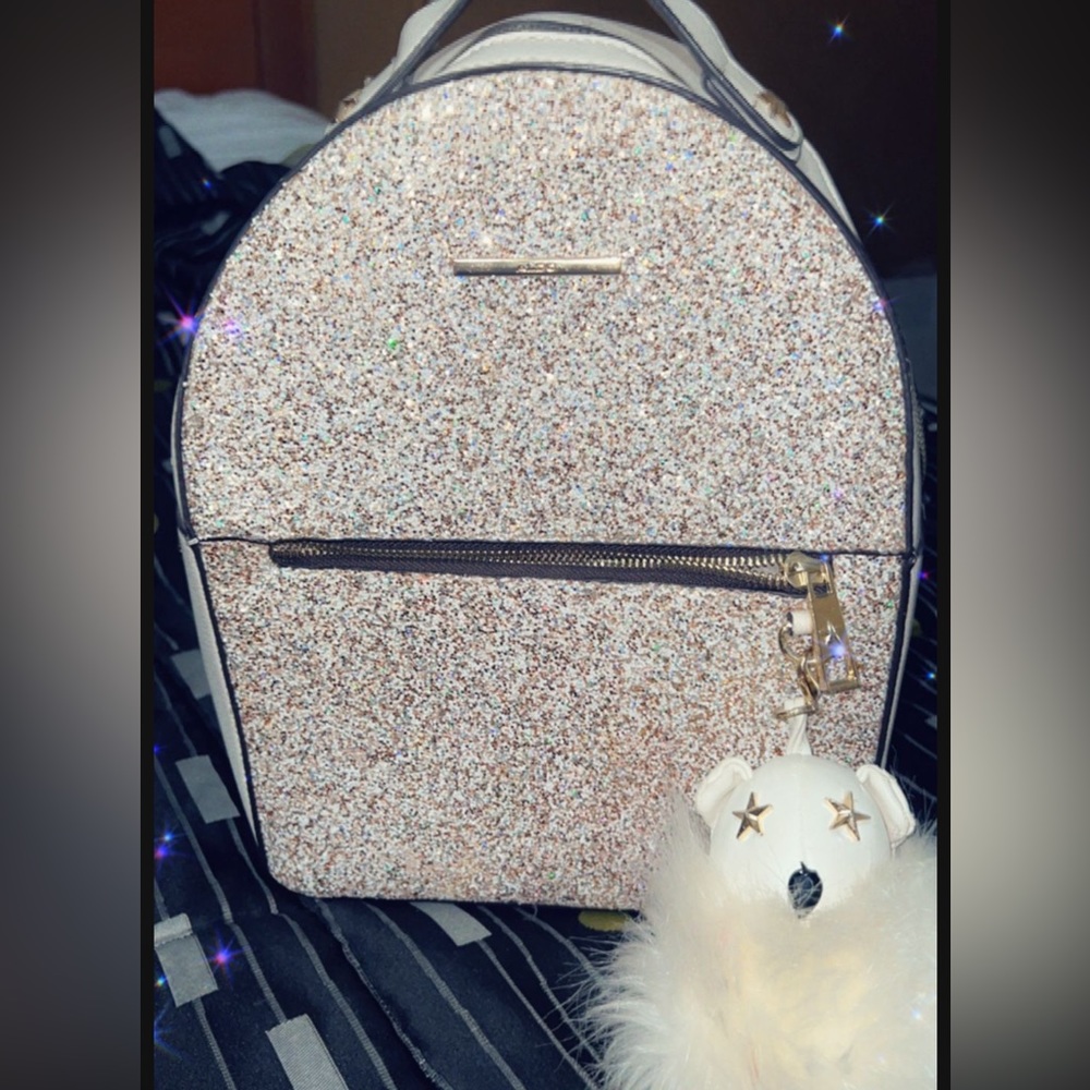 Super cute shiny aldo backpack like new